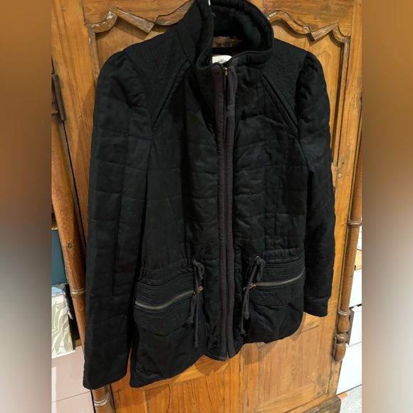 Quilted Wilfred Aritzia Marquis Jacket - Size 6 - Black - Picture 2 of 6